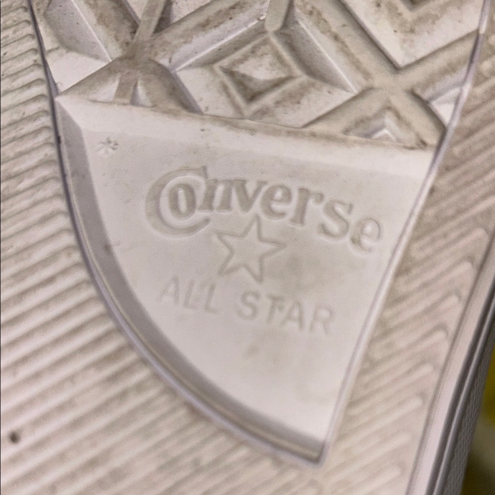 All Star Converse Classic White Leather High-Top’s - Picture 7 of 9